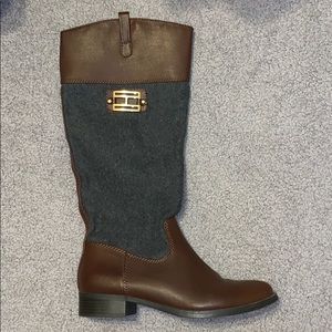 NEVER WORN!! Tommy Hilfiger Leather boots